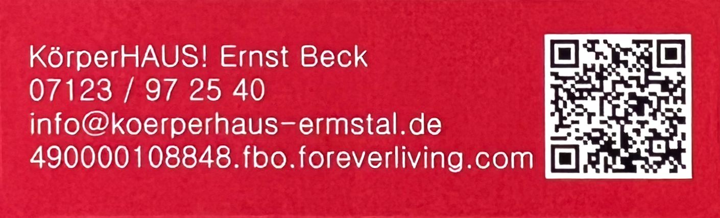 KörperHAUS! Ernst Beck